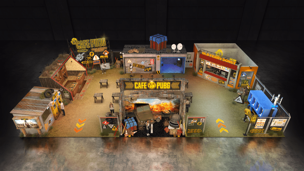 cKRAFTON Booth CAFE PUBG ISO